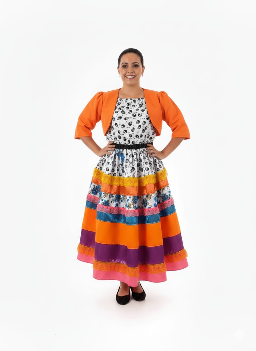 falda   Catrina Tradicional